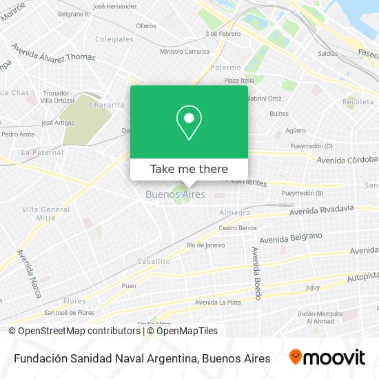 Fundación Sanidad Naval Argentina map