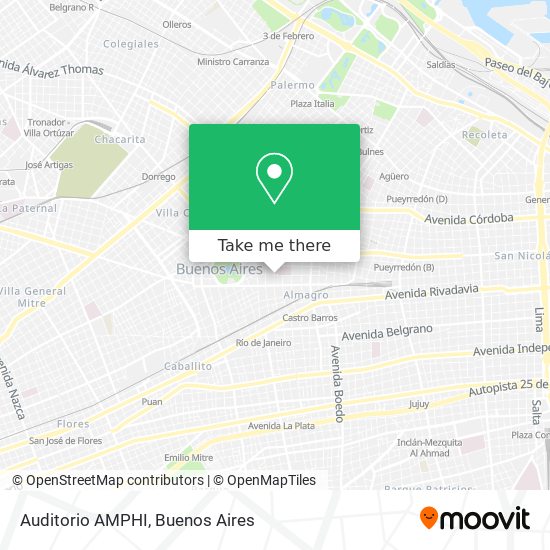 Auditorio AMPHI map