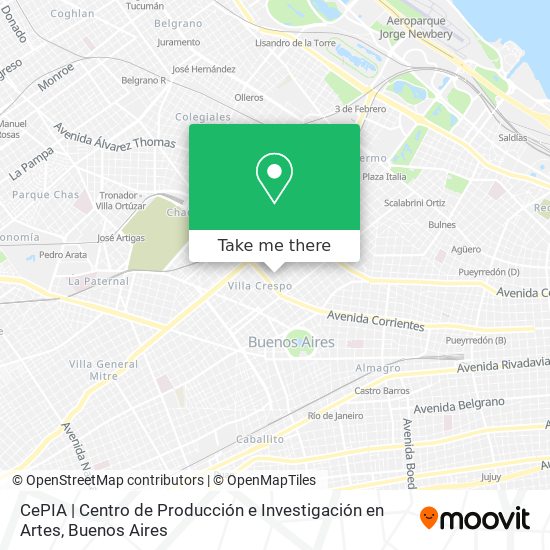 CePIA | Centro de Producción e Investigación en Artes map