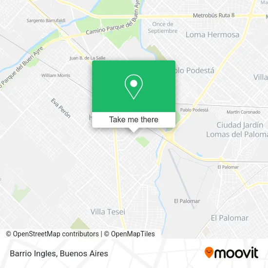 Mapa de Barrio Ingles
