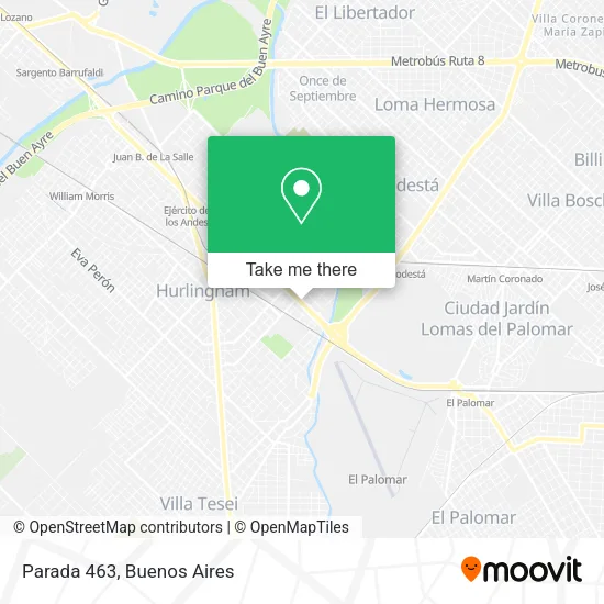 Mapa de Parada 463