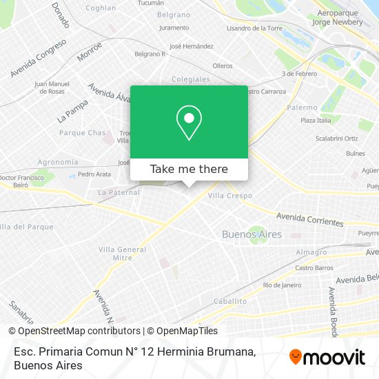 Esc. Primaria Comun N° 12 Herminia Brumana map
