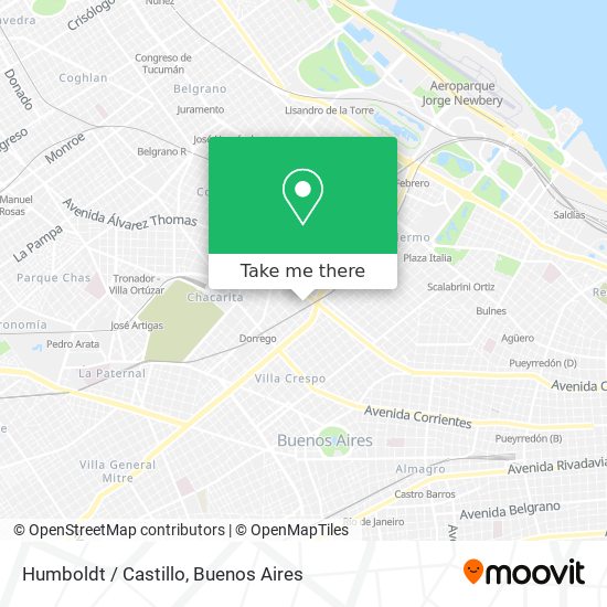 Humboldt / Castillo map