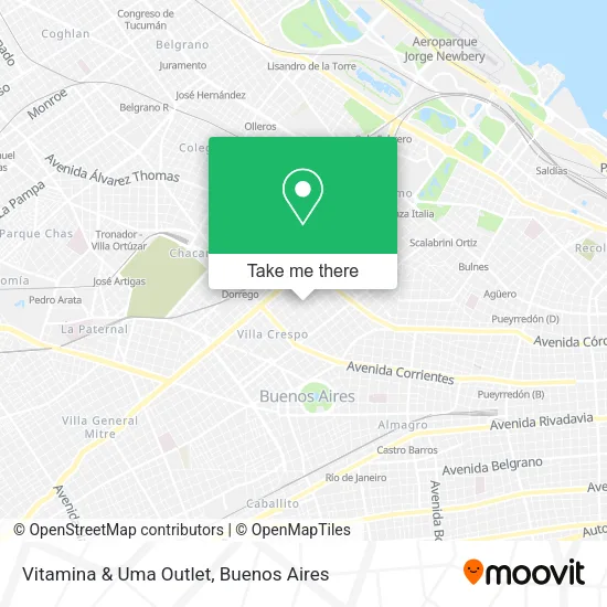 Vitamina & Uma Outlet map
