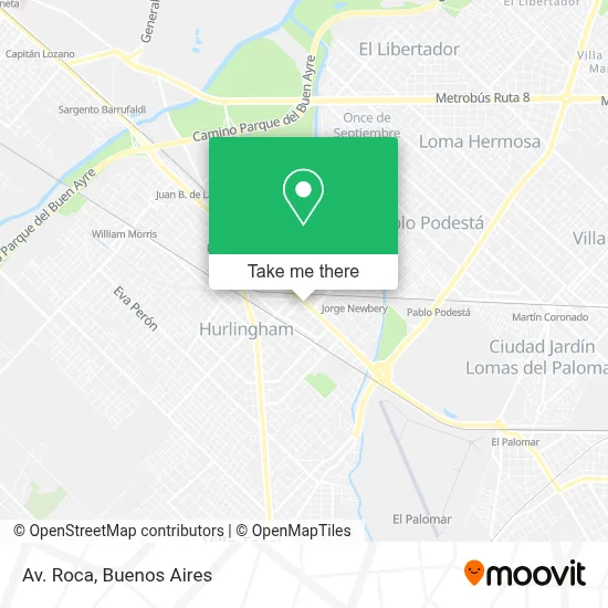 Av. Roca map