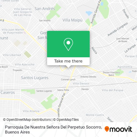 Parroquia De Nuestra Señora Del Perpetuo Socorro map