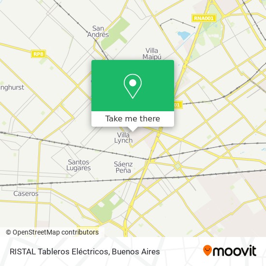 RISTAL Tableros Eléctricos map