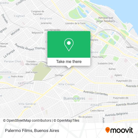 Palermo Films map