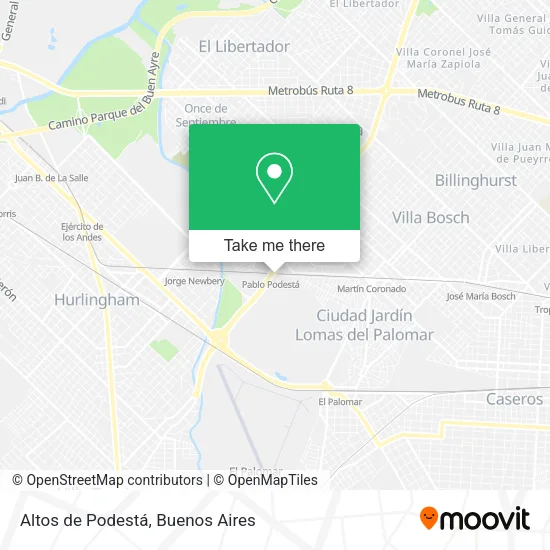 Mapa de Altos de Podestá