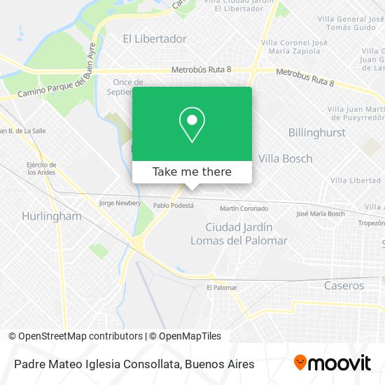 Padre Mateo Iglesia Consollata map