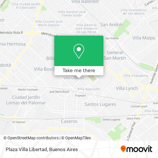 Plaza Villa Libertad map
