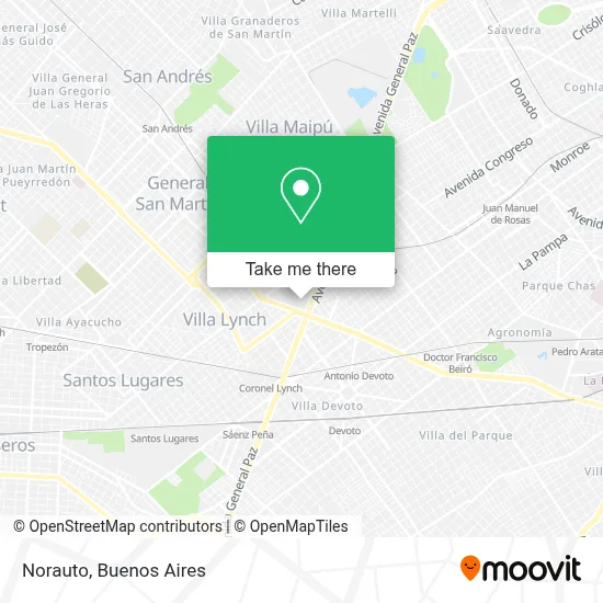 Norauto map