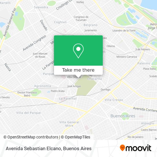 Avenida Sebastian Elcano map