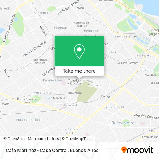 Café Martinez - Casa Central map
