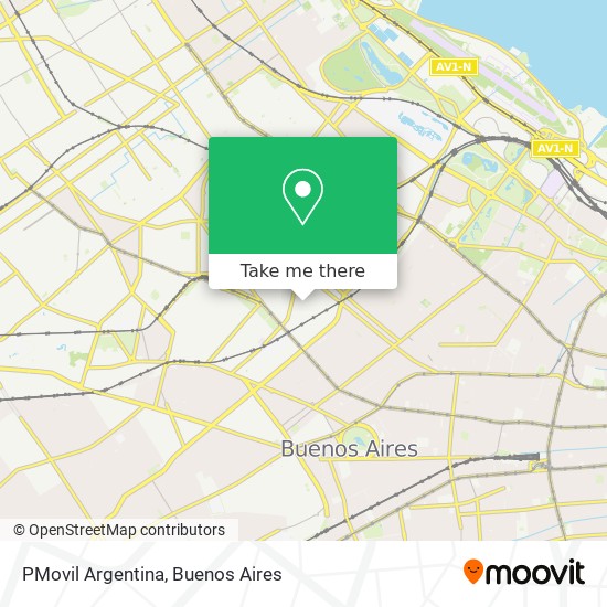 Mapa de PMovil Argentina