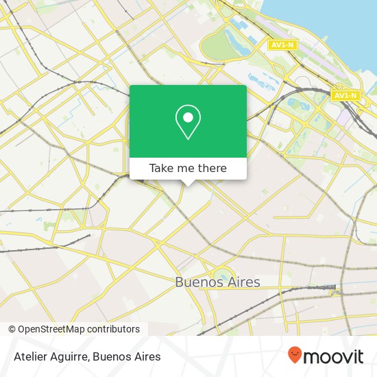 Mapa de Atelier Aguirre