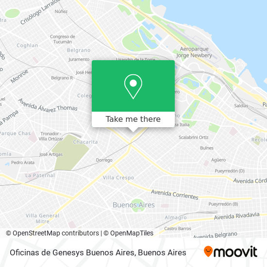 Oficinas de Genesys Buenos Aires map