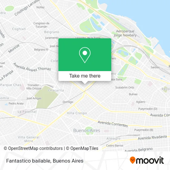 Mapa de Fantastico bailable
