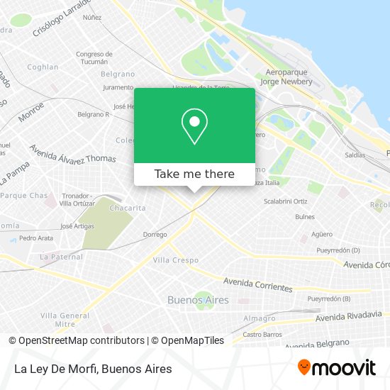 La Ley De Morfi map