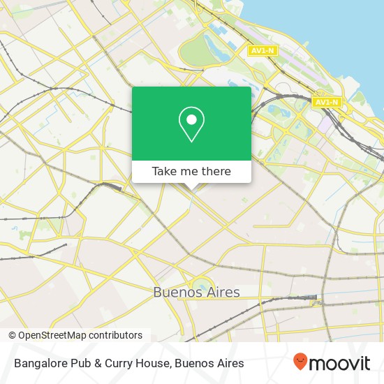Bangalore ﻿Pub & Curry House map