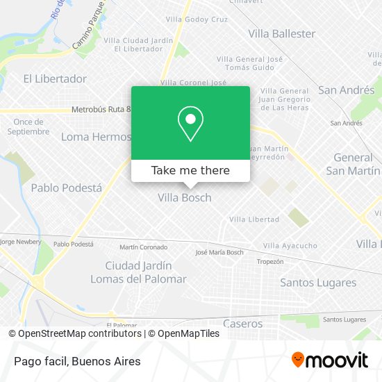 Mapa de Pago facil