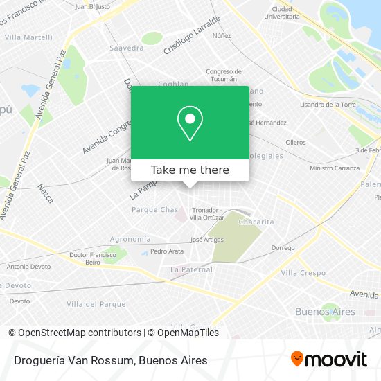 Droguería Van Rossum map