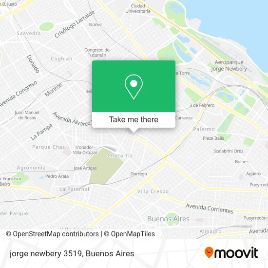 Mapa de jorge newbery 3519
