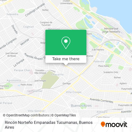 Rincón Norteño Empanadas Tucumanas map