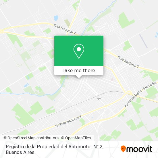 Registro de la Propiedad del Automotor N° 2 map