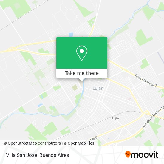 Villa San Jose map