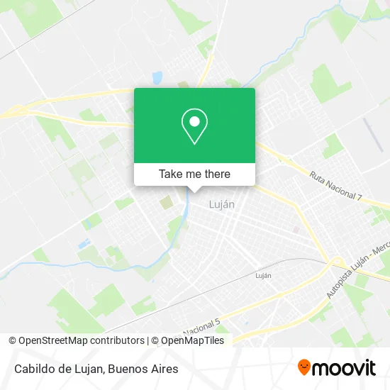 Cabildo de Lujan map