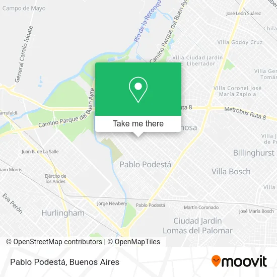 Mapa de Pablo Podestá