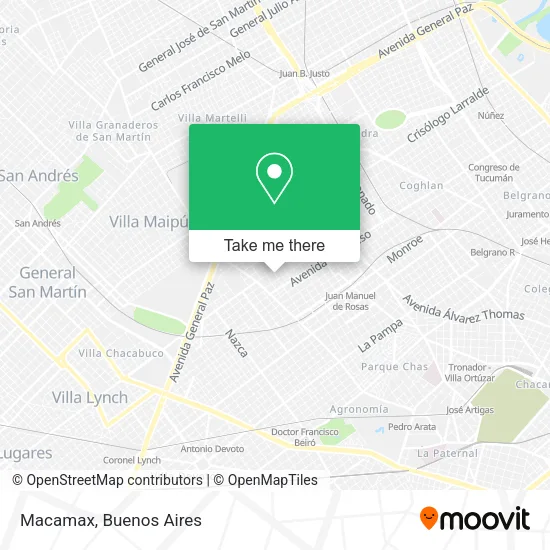 Mapa de Macamax