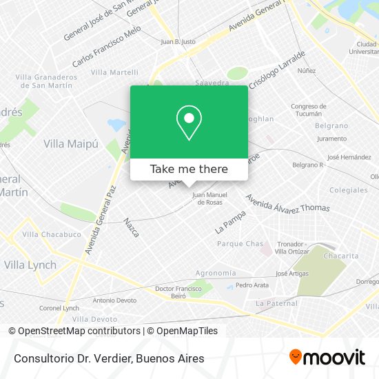 Consultorio Dr. Verdier map