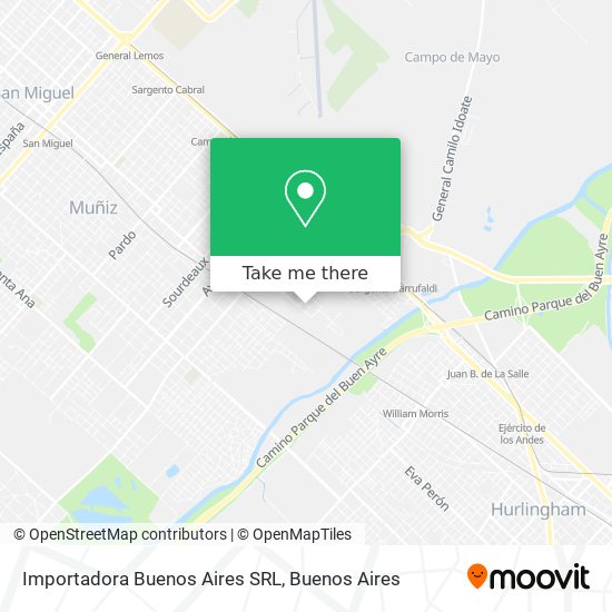 Mapa de Importadora Buenos Aires SRL