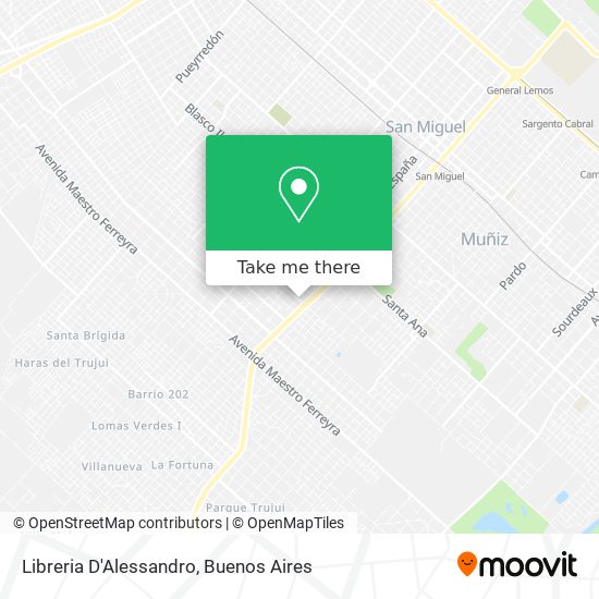 Mapa de Libreria D'Alessandro
