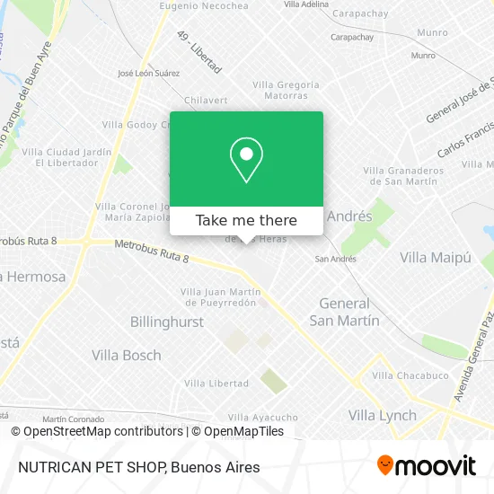 NUTRICAN PET SHOP map