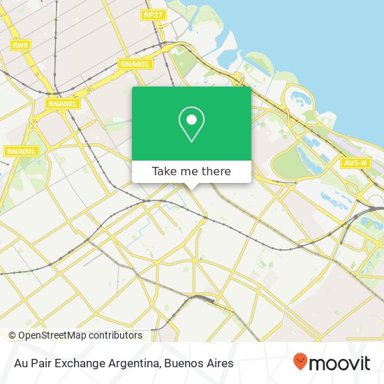 Au Pair Exchange Argentina map