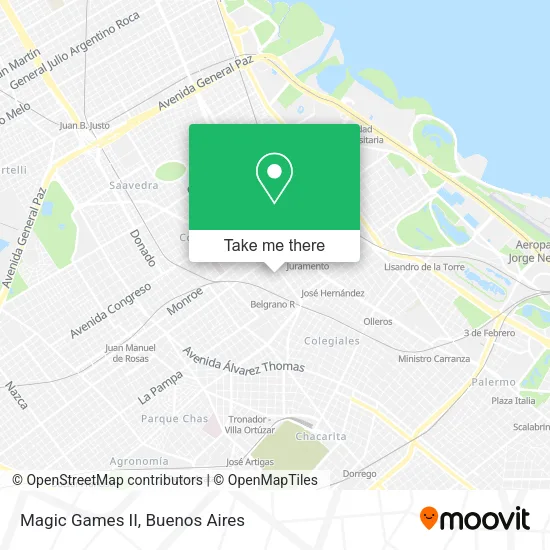 Mapa de Magic Games II