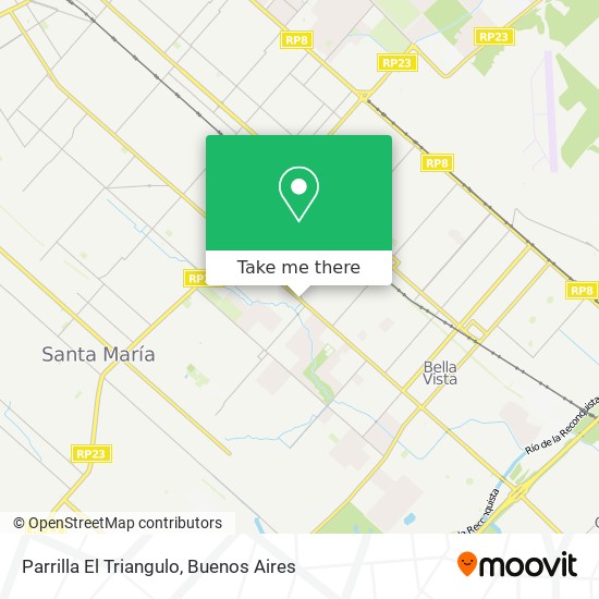 Parrilla El Triangulo map