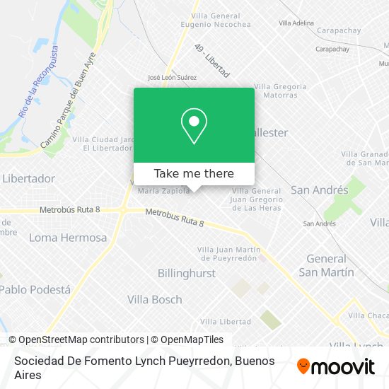 Sociedad De Fomento Lynch Pueyrredon map