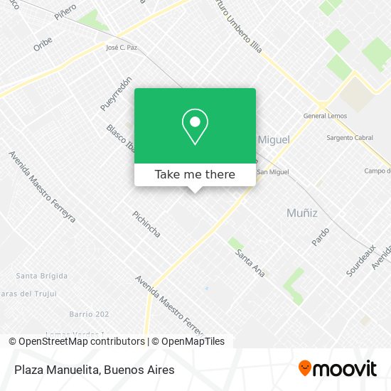 Mapa de Plaza Manuelita