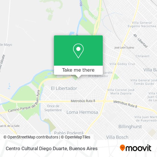 Centro Cultural Diego Duarte map