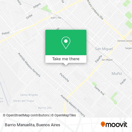 Barrio Manuelita map