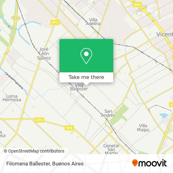 Filomena Ballester map
