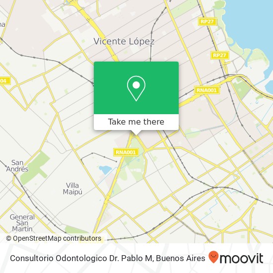 Consultorio Odontologico Dr. Pablo M map