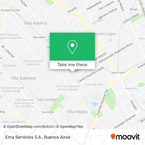 Ema Servicios S.A. map