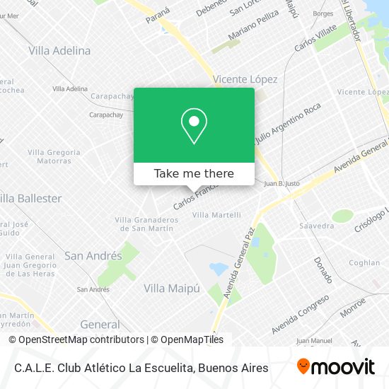 C.A.L.E. Club Atlético La Escuelita map