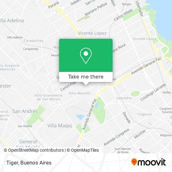 Tiger map