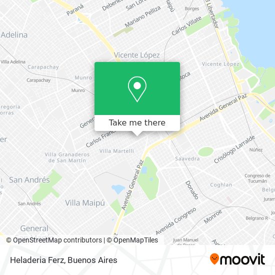 Heladeria Ferz map